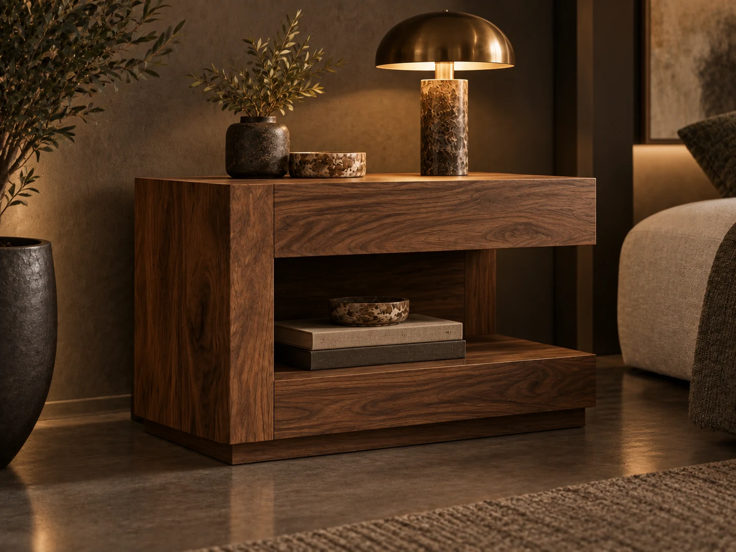 Lorn freestanding bedside furniture