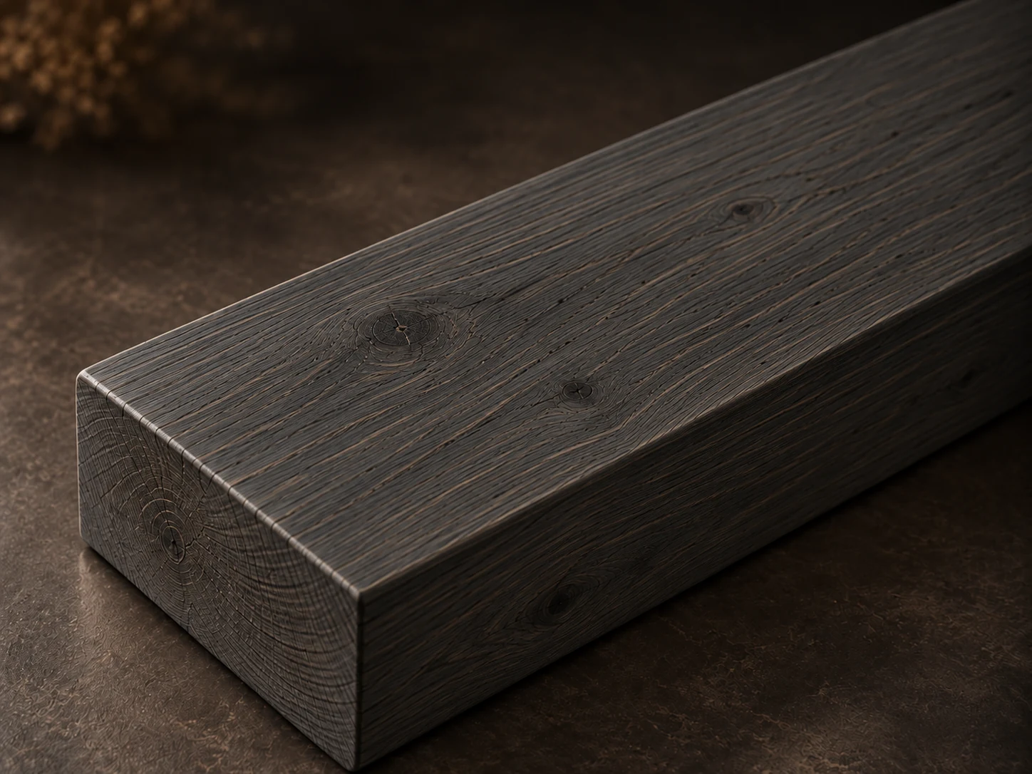 Charcoal solid timber length